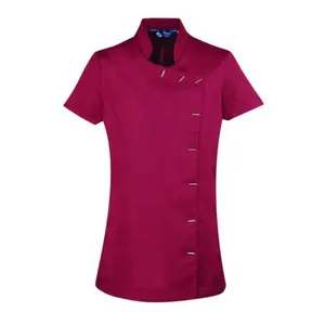 Made in China beauty salon top uniforms From China supplier