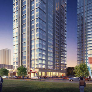 Servizi di Progettazione di Pareti Vetrate Moderne Impermeabili <span class=keywords><strong>da</strong></span> Produttori per Ville e Hotel in Materiali di Lega di Alluminio - Product Image 1