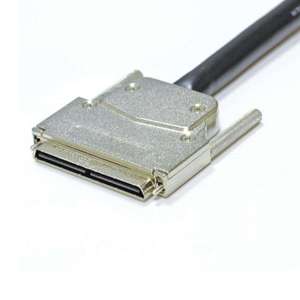 สายเคเบิล SCSI 100 พิน VHDCI แบบตัวผู้ 1 เมตร พร้อมปลอกโลหะ สายรัดสายไฟคอมพิวเตอร์สำหรับสายเคเบิล SCSI ตัวผู้ 100 พิน - Product Image 1