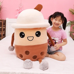 <span class=keywords><strong>Tiktok</strong></span>, superventas, taza de té de perlas grandes de la leche, almohada, juguete de peluche, simulación Unisex, taza de té de la leche, muñeco de peluche para niñas y niños - Product Image 2