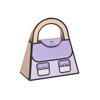 Sac à main biodégradable personnalisé boîte d'emballage de bonbons boîte-cadeau sucré personnalisé boîte de papier de fête en carton en gros
