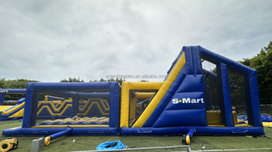 Inflatable nhảy túi không khí diễn viên đóng Thế nhảy nền tảng Zero sốc chướng ngại vật Inflatable trò chơi Khóa học 5K chạy Inflatable rơi tự do - Product Image 3