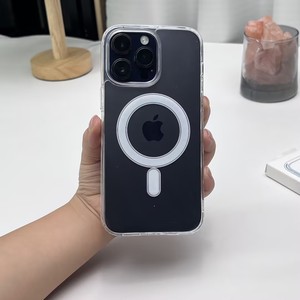 Funda Magnética Transparente para iPhone 18 17 16 Pro Max 15 14 Pro Max, Carcasa a Prueba de Golpes con Carga Inalámbrica - Product Image 5