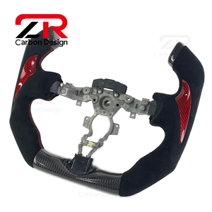 Volante Deportivo Personalizado de Fibra de Carbono con Soporte de Gamuza Negra para Nissan 370Z 350Z R35 <span class=keywords><strong>GTR</strong></span> <span class=keywords><strong>F1</strong></span> - Product Image 3