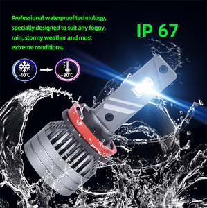 맞춤형 H11 전면 <span class=keywords><strong>Led</strong></span> 헤드 라이트 트라이 컬러 90 와트 9000Lm 헤드 라이트 360 도 조정 가능한 <span class=keywords><strong>LED</strong></span> 조명 자동차 오토바이 트럭 - Product Image 6