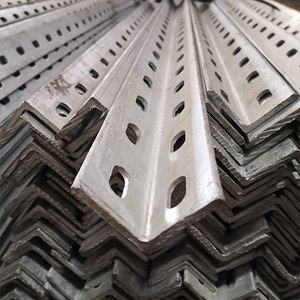 Barra Angolare Perforata in Acciaio Zincato, Profilo a <span class=keywords><strong>L</strong></span>, Angolare in Ferro al Carbonio con Fori - Product Image 2