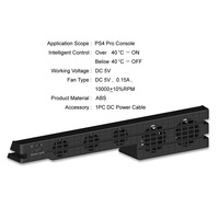 Honcam Ventilateur de refroidissement de température externe USB à alimentation directe d'usine pour console de jeu PlayStation 4 PS4 Pro Accessoires de jeu