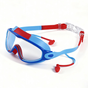 Lunettes <span class=keywords><strong>de</strong></span> natation pour enfants YL2100, grande monture, HD, anti-buée, protection des yeux, bouchons d'oreilles en silicone, étanches, pour <span class=keywords><strong>la</strong></span> <span class=keywords><strong>plongée</strong></span> et <span class=keywords><strong>la</strong></span> natation - Product Image 2