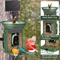 Comedero para Pájaros BirSmart con Cámara IA de Alta Resolución 2K, Identifica Más de 11000 Especies de Aves, Captura de Video en Vivo, Observación al Aire Libre, OEM