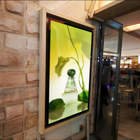 Layar Iklan LCD Dinding Ultra Tipis Berkualitas Tinggi Terlaris, Tahan Lama, Operasi Kontinu 24 Jam