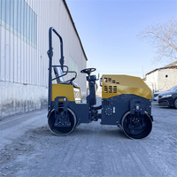 Rouleau vibrant refroidi à l'eau 1.5T | Compacteur de sol à haute efficacité pour les projets à petite échelle | Prix direct d'usine
