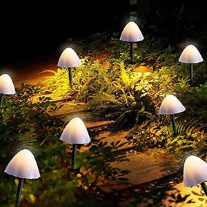 Luces Solares para Jardín con Forma de Hongo, Iluminación Decorativa LED para Exteriores, Resistente al Agua, Portátil, Alimentada por Energía Solar - Product Image 2