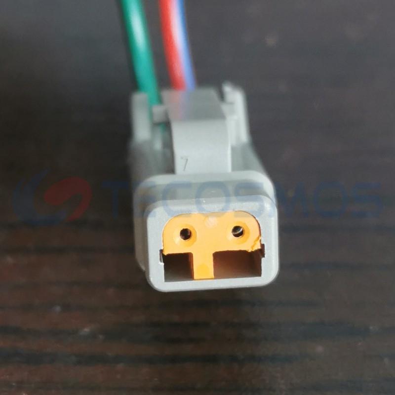 Car Connector For High current plug 1 square wire 2 pins CT2-0425M-1