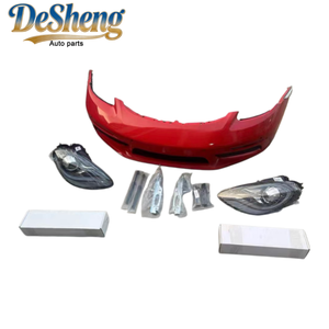 Parti Esterne di Alta Qualità per <span class=keywords><strong>Porsche</strong></span> Cayman 981, Aggiornamento allo Stile 718; Rinnovamento del Modello Precedente, Paraurti, Fari LED; Plug-and-Play - Product Image 4