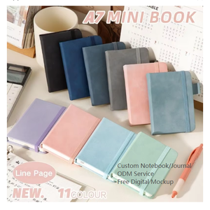 A7 Mini taccuino tascabile per <span class=keywords><strong>studenti</strong></span> <span class=keywords><strong>e</strong></span> ufficio per uso personale in pelle rilegata Mini Notebook - Product Image 1