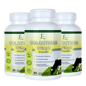 Özel etiket yeni zelanda sığır Colostrum kollajen üst sınıf Colostrum tozu sığır Colostrum kapsül