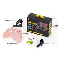 Pengontrol Game NS21 Wireless Glare RGB Lighting Mendukung IOS Android PC dengan Tombol yang Dapat Diprogram