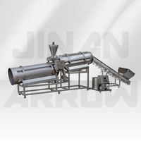 Équipement de revêtement de machine d'aromatisant automatique de tambour d'assaisonnement de casse-croûte pour la ligne de granule de maïs soufflé de frites