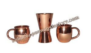 Mug en cuivre de luxe moderne et élégant de qualité supérieure pour les fêtes, la décoration de la maison et l'utilisation en cuisine - Product Image 3