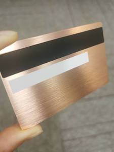 Kartu Kunci Hotel RFID/NFC Logam dengan Desain Terukir Laser Dentity/Kartu Kredit Logam - Product Image 5