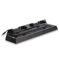 Station d'accueil sur support vertical avec base de ventilateur de refroidissement pour Play station 4 pour PS4 et chargeur de ventilateur de refroidissement pour contrôleur mince
