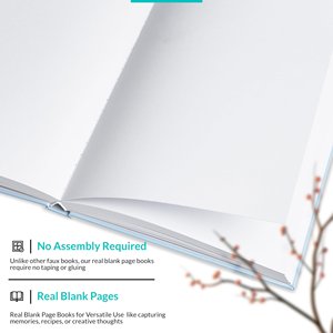Juego de Libros Decorativos de Cuero Personalizados con Tapa Dura y Páginas en Blanco, Hechos en Fábrica, 3 Cuadernos Reales en Estuche de Regalo - Product Image 3