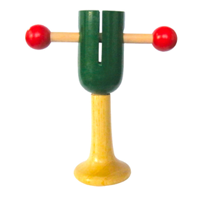 Tambour à main en bois pas cher pour l'enseignement musical en école primaire, instruments de percussion, jouets musicaux éducatifs en gros - Product Image 2