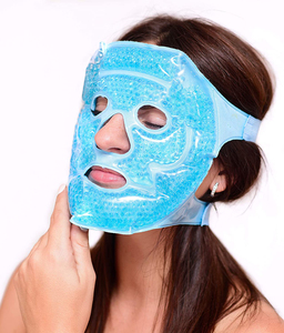 Freezable Ice Cold Gel Face Mask Gel Mask Hot and Cold Therapy Reduce Swelling Cold Ice Gel Cooling Face Mask