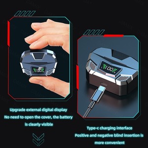 Audífonos Inalámbricos <span class=keywords><strong>M33</strong></span> Tws Bt 5.1 Nuevos de 2022, 15 ms de Baja Latencia para Juegos, Auriculares Intrauditivos, Mini Audífonos Inalámbricos <span class=keywords><strong>M33</strong></span> - Product Image 4