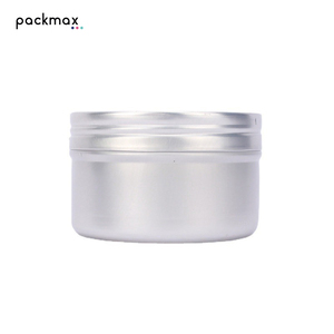 Boîte en aluminium 80 ml 68*42 mm pour bonbons, poudre libre, cire capillaire, cosmétiques - Petite boîte à thé en stock, vente en gros - Product Image 3
