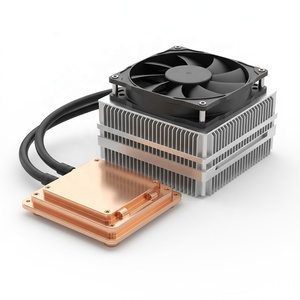 Máy tính để bàn CPU làm mát bằng nước tản nhiệt Bộ vi xử lý công nghiệp tùy chỉnh chất lỏng Cooler Kit cho HTPC nhôm tản nhiệt đồng khối nước - Product Image 2