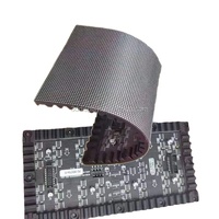 Écran LED flexible en dôme 3D P2 pour intérieur, 8K, pleine couleur, haute luminosité, épissage sans soudure, écran de podium
