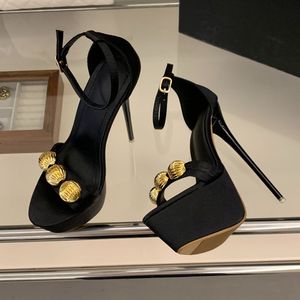 Sapato De Salto Summer New Design Chunky <b>Open</b> <b>Toe</b> Super High <b>Heel</b> Women <b>Platform</b> <b>Heels</b> - Product Image 3