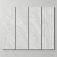 Carreaux de sol en porcelaine blanche 800x2600mm 9mm, corps haute blancheur, toucher doux, finition brillante, imitation brique, texture murale, pour salon