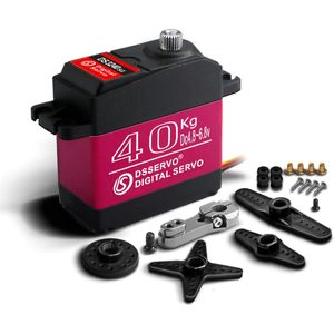 ZOSKAY 40kg RC Digital Metal Gear 6.8V para coches RC 1/8 1/10 DS3240, DS3240SG Metal Gear RC Zoskay 40kg Metal Gear Se - Product Image 1