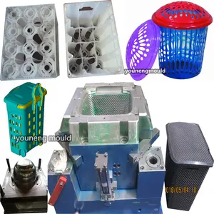 Taizhou populaire personnalisé injection plastique panier à linge moule en plastique rotin panier moule usine