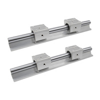 Bloc de guidage linéaire HLTNC en acier au carbone de haute qualité 10 mm SBR10UU pour machines CNC, moteurs, engrenages, PLC