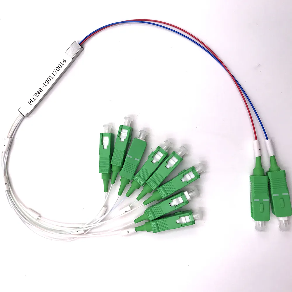 Fiber optik splitter mini tüp 1x2 Spliter PLC 1x4 1x8 1x16 1x32 1x64 PLC/PLC splitter