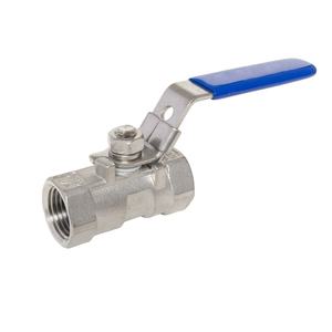 Robinet à bille femelle fileté haute pression monobloc |   Vanne à bille en acier inoxydable SS304/316 à passage plein NPT 1000 PSI - Product Image 1