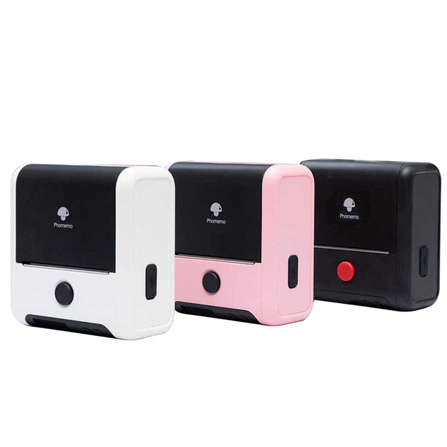 Phomemo M200 Thermal Barcode Printer 3 Inch Portable for Clothing Price Tag QR Code Label with IOS Android