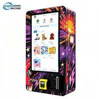 Máquina Expendedora Comercial de Tarjetas Coleccionables Pokémon, Dispensador Automático de Tarjetas de Juego en Paquete Individual, Compatible con Pago sin Efectivo