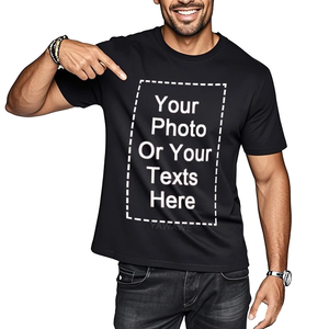Camisetas Gráficas Unisex de Alta Calidad 100% Algodón de EE. UU., Tallas Grandes y Altas, con Logotipo Personalizado Estampado para Hombre, Diseño Sólido - Product Image 2