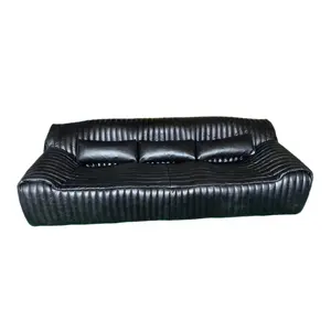 Bespoke sang trọng 100% hàng đầu Hạt Da đi văng phòng khách nhà văn phòng khách sạn sofa đồ nội thất sofa da đặt ghế sofa Châu Âu