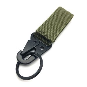 YYX Tactical Gear Clip Band Gear Keeper Pouch portachiavi con cintura in <span class=keywords><strong>Nylon</strong></span> portachiavi con moschettone con logo personalizzato - Product Image 1