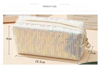 Trousse de Maquillage à Paillettes Verticales DICHOS – Grande Capacité, Pochette de Voyage Scintillante pour Cosmétiques, Sac de Toilette Étincelant pour Femme