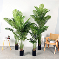 Arbre artificiel de tournesol de luxe haut de gamme simulé pour décoration intérieure de salon, aménagement paysager au sol, plante en pot artificielle