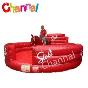 Trò Chơi Thể Thao Thú Vị Inflatable Rodeo Bucking Bronco Ridding Máy Để Bán