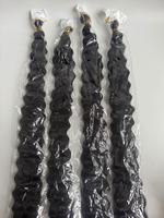 Extensions de cheveux tressés au crochet en fibre haute température de 30 pouces, 120g, style naturel teint, ondulations profondes, pour femmes et filles