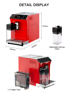 BTB-202 Programmable Household Automatic Coffee Machine with <b>Milk</b> <b>Box</b> Coffee Bean Hidden Water Bean Tanks for Hotel Use - Product Image 6