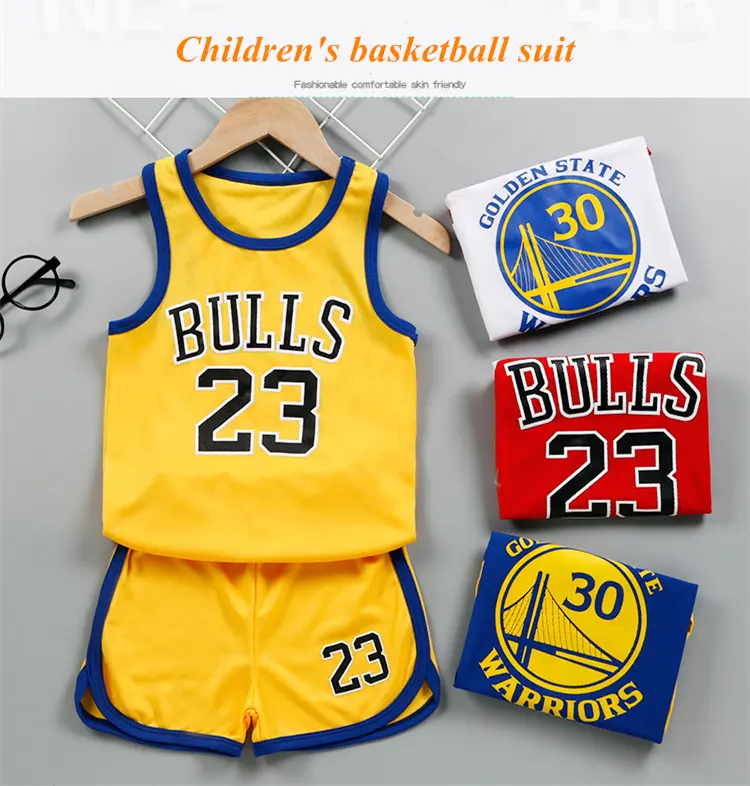 Nieuwe Goedkope Vlakte Groothandel Custom Design Kids Basketbal Jerseys Vs Jeugd Basketbal Uniformen Aangepaste Basketbal Dragen